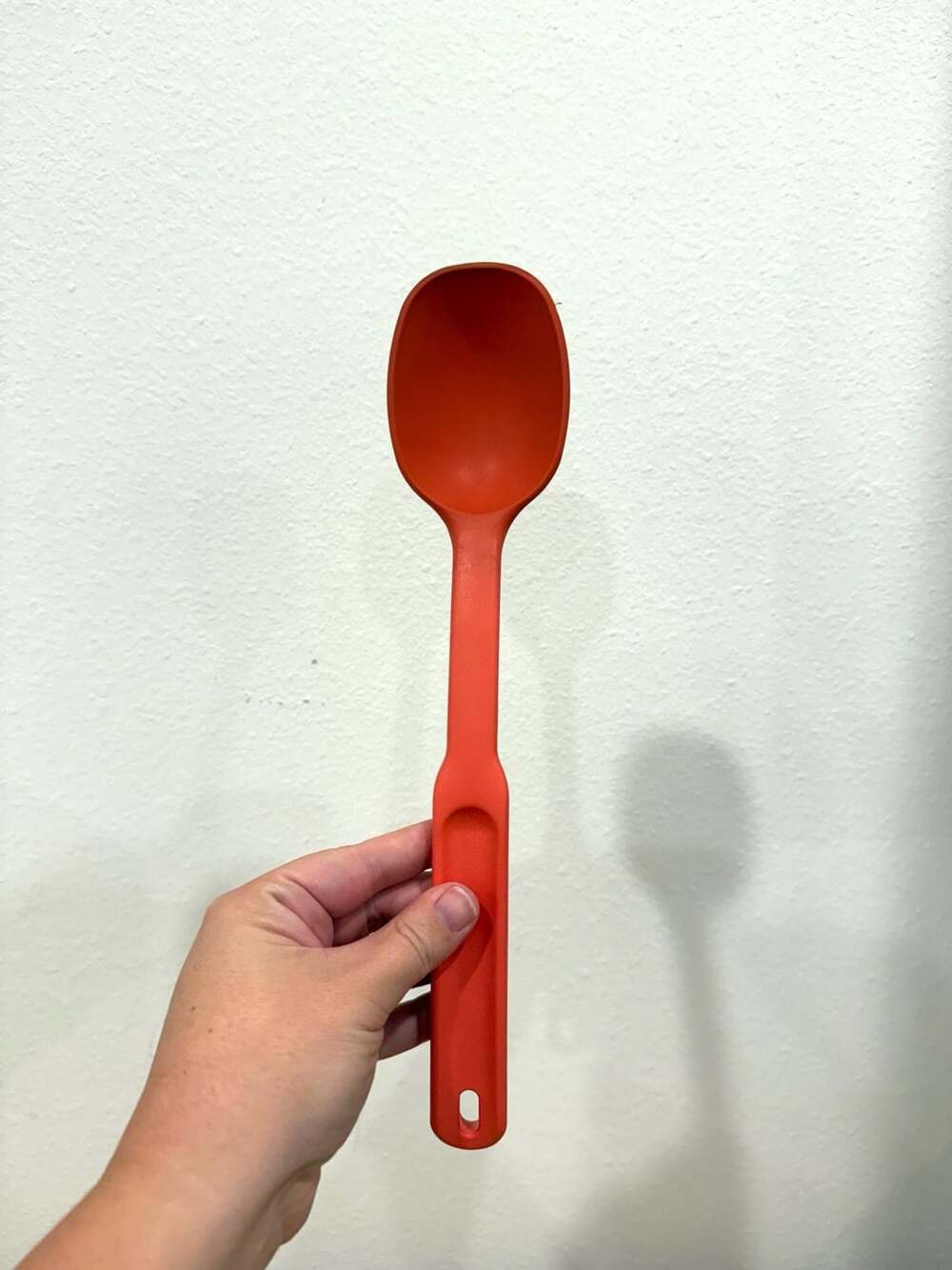 The Pampered Chef Orange Silicone Cooking and Serving Spoon